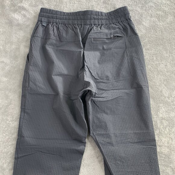 Lululemon Pants Men Small Graphite Bowline Utilitech Straight Leg Jogger Travel - Picture 12 of 12